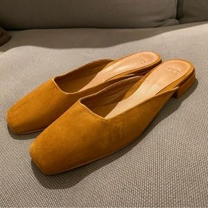 LOQ suede mules slide |size 37| col. camel